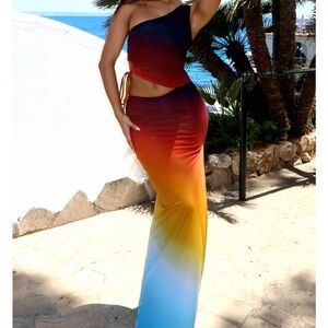 White Fox ALL INCLUSIVE ombre dress